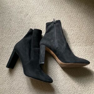 Aldo Suede Aurellane Black Bootie